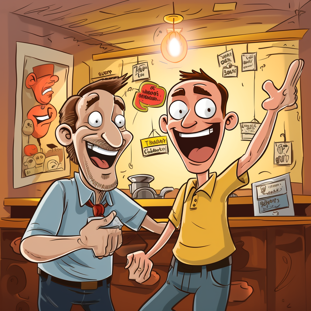 CID Plumbing Putting the Customer First - Cartoon of Happy Customers
